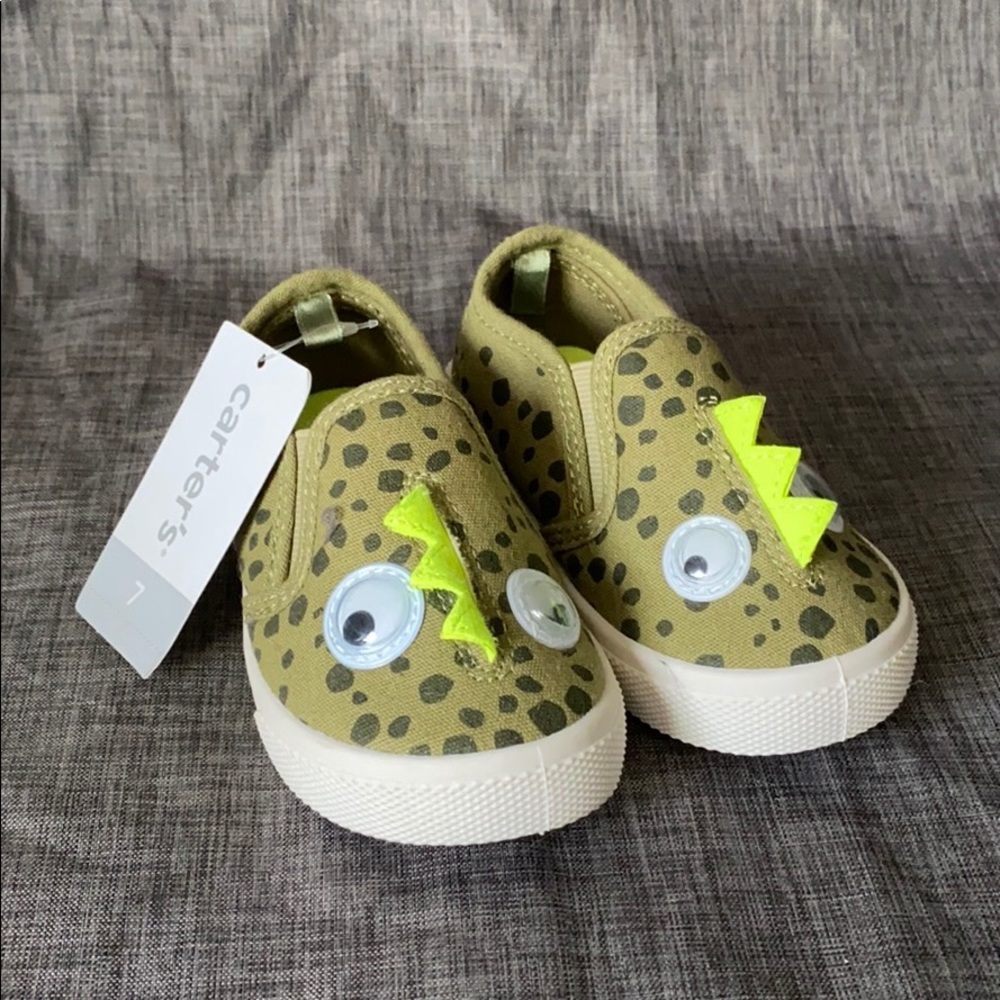 Green Dino Shoes